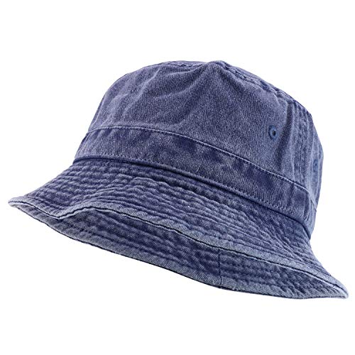 Trendy Apparel Shop 100% Cotton Pigment Dyed Washed Bucket Hat