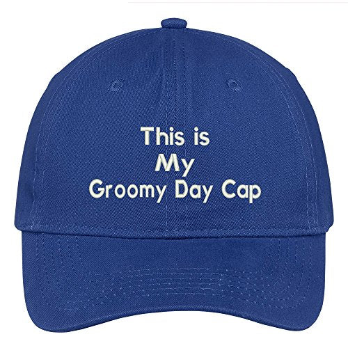 Trendy Apparel Shop This is My Groomy Day Cap Embroidered Brushed 100% Cotton Baseball Cap