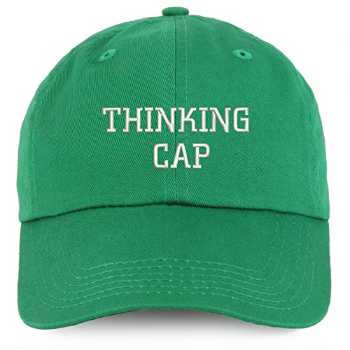 Trendy Apparel Shop Youth Thinking Cap Unstructured Cotton Baseball Cap