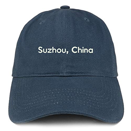 Trendy Apparel Shop Suzhou China Embroidered Cotton Unstructured Dad Hat