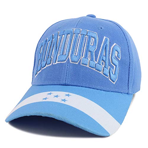Trendy Apparel Shop Country Name 3D Embroidery Flag Bill Structured Baseball Cap