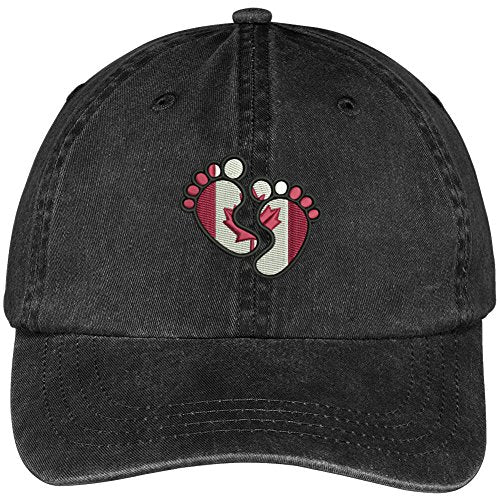 Trendy Apparel Shop First Canada Embroidered Soft Crown 100% Brushed Cotton Cap