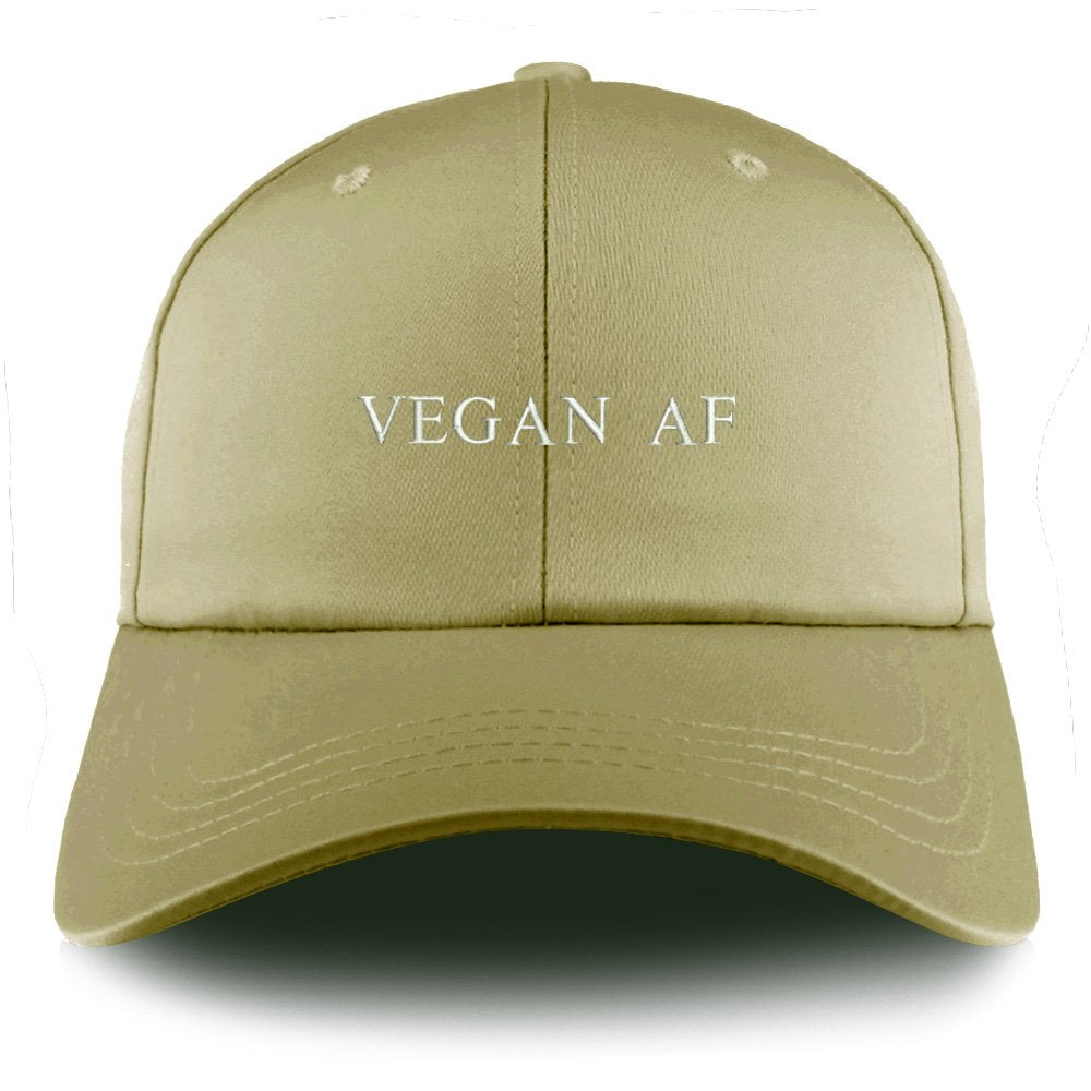 Trendy Apparel Shop Vegan AF Embroidered Structured Satin Adjustable Cap - Mint