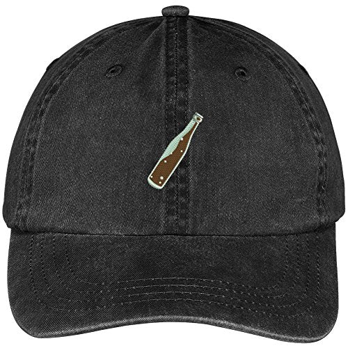 Trendy Apparel Shop Soda Pop Bottle Embroidered Soft Crown 100% Brushed Cotton Cap