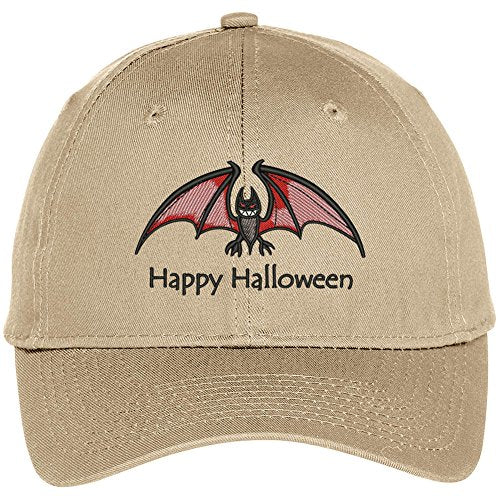 Trendy Apparel Shop Happy Halloween Embroidered Adjustable Baseball Cap