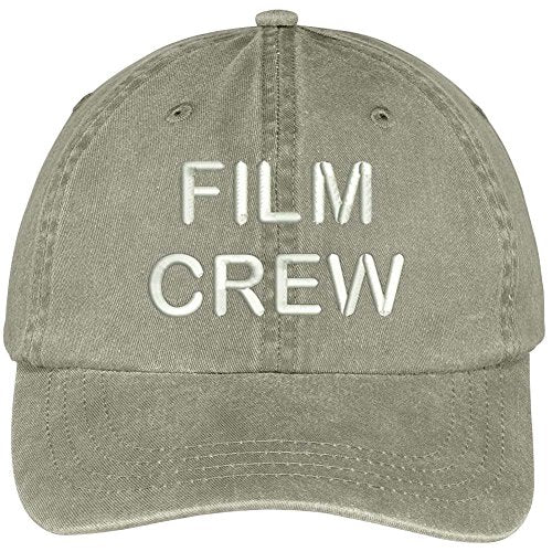 Trendy Apparel Shop Film Crew Embroidered Pigment Dyed Cotton Cap