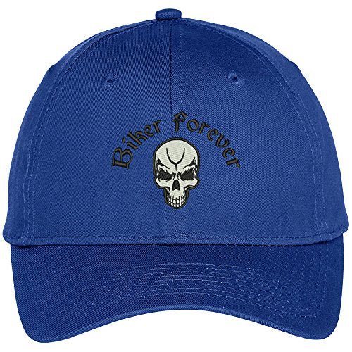 Trendy Apparel Shop Biker Forever Embroidered Adjustable Baseball Cap