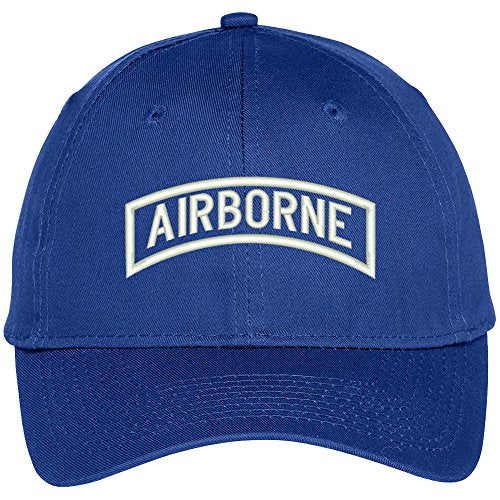 Trendy Apparel Shop Airborne Embroidered Adjustable Baseball Cap