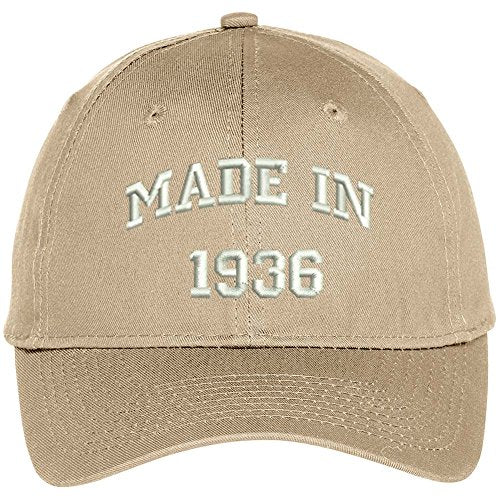 Trendy Apparel Shop 81st Birthday Gift - Made In 1936 Embroidered Cap