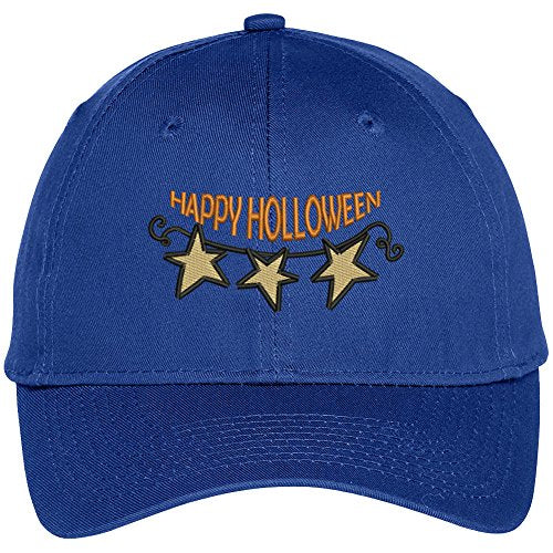 Trendy Apparel Shop Happy Halloween Embroidered Unisex Baseball Cap