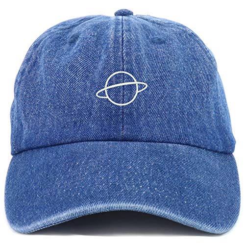 Trendy Apparel Shop Youth Planet Adjustable Soft Crown Baseball Cap