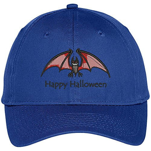 Trendy Apparel Shop Happy Halloween Embroidered Adjustable Baseball Cap