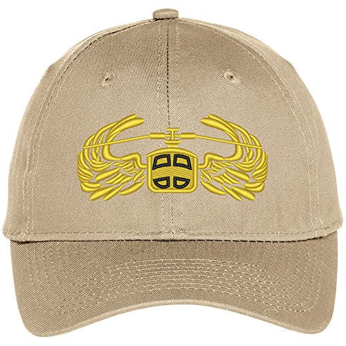 Trendy Apparel Shop US Army Air Assault Embroidered High Profile Baseball Cap