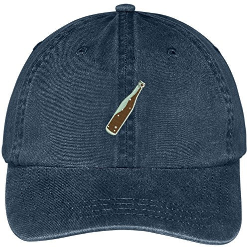 Trendy Apparel Shop Soda Pop Bottle Embroidered Soft Crown 100% Brushed Cotton Cap