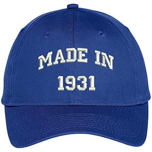 Trendy Apparel Shop 86th Birthday Gift - Made In 1931 Embroidered Cap