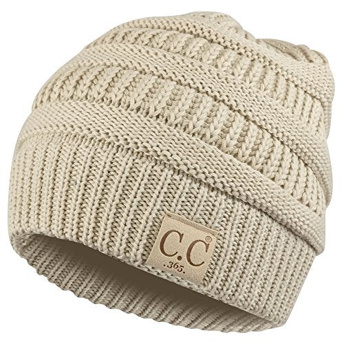 Trendy Apparel Shop Lightweight Ribbed Knit 365 Stretchable Beanie Cap