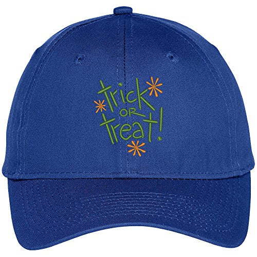 Trendy Apparel Shop Trick Or Treat Embroidered Halloween Theme Adjustable Baseball Cap