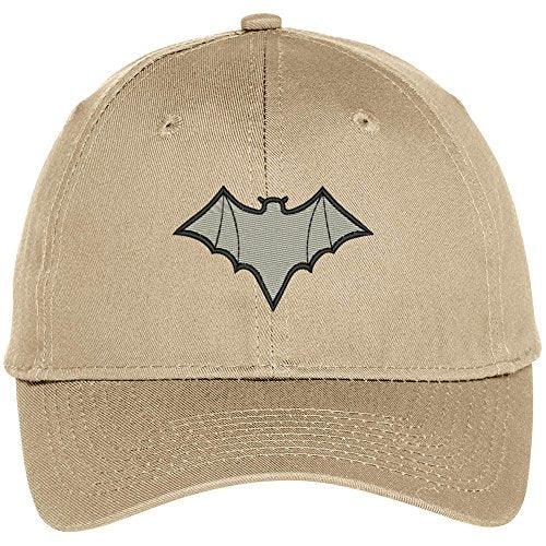 Trendy Apparel Shop Bat Embroidered Halloween Theme Adjustable Baseball Cap