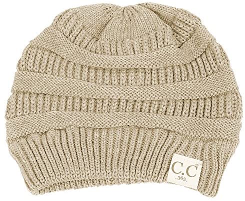 Trendy Apparel Shop Lightweight Ribbed Knit 365 Stretchable Beanie Cap