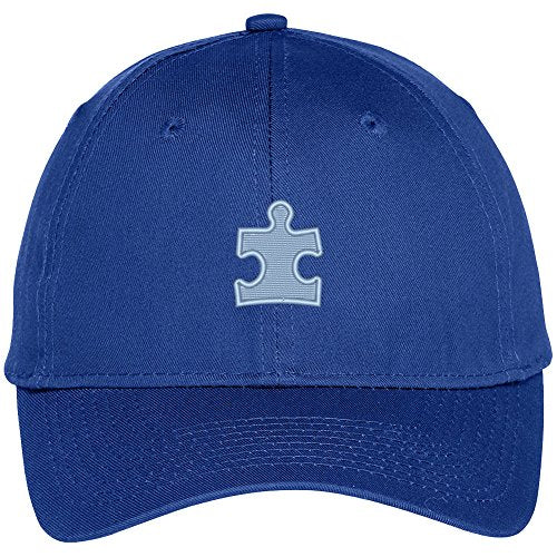 Trendy Apparel Shop Autism Speak Awareness Logo Embroidered Baseball Cap