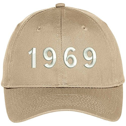 Trendy Apparel Shop 1969 Birth Year Embroidered Baseball Cap