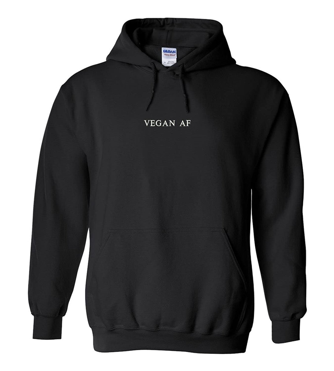 Trendy Apparel Shop Vegan AF Embroidered Heavy Blend Hoodie