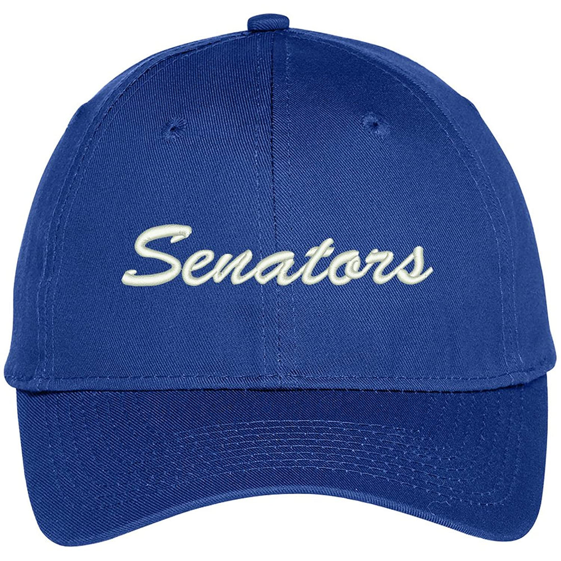 Trendy Apparel Shop Senators Embroidered Precurved Adjustable Cap