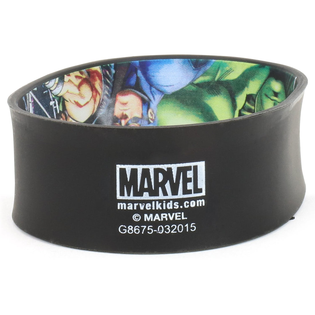 Trendy Apparel Shop Avengers Assemble Printed Rubber Wristband Bracelets 2 Pack