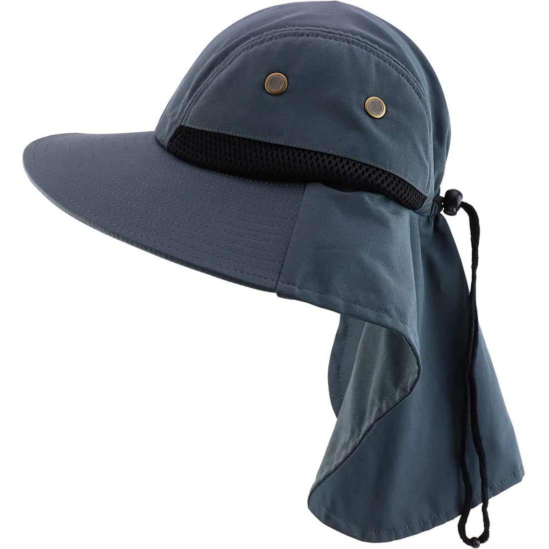 Trendy Apparel Shop XXL Oversized Large Polyester Fishing Cap with Nec