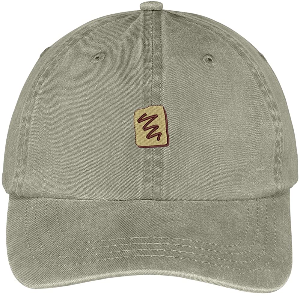 Trendy Apparel Shop Chocolate Embroidered Soft Crown 100% Brushed Cotton Cap