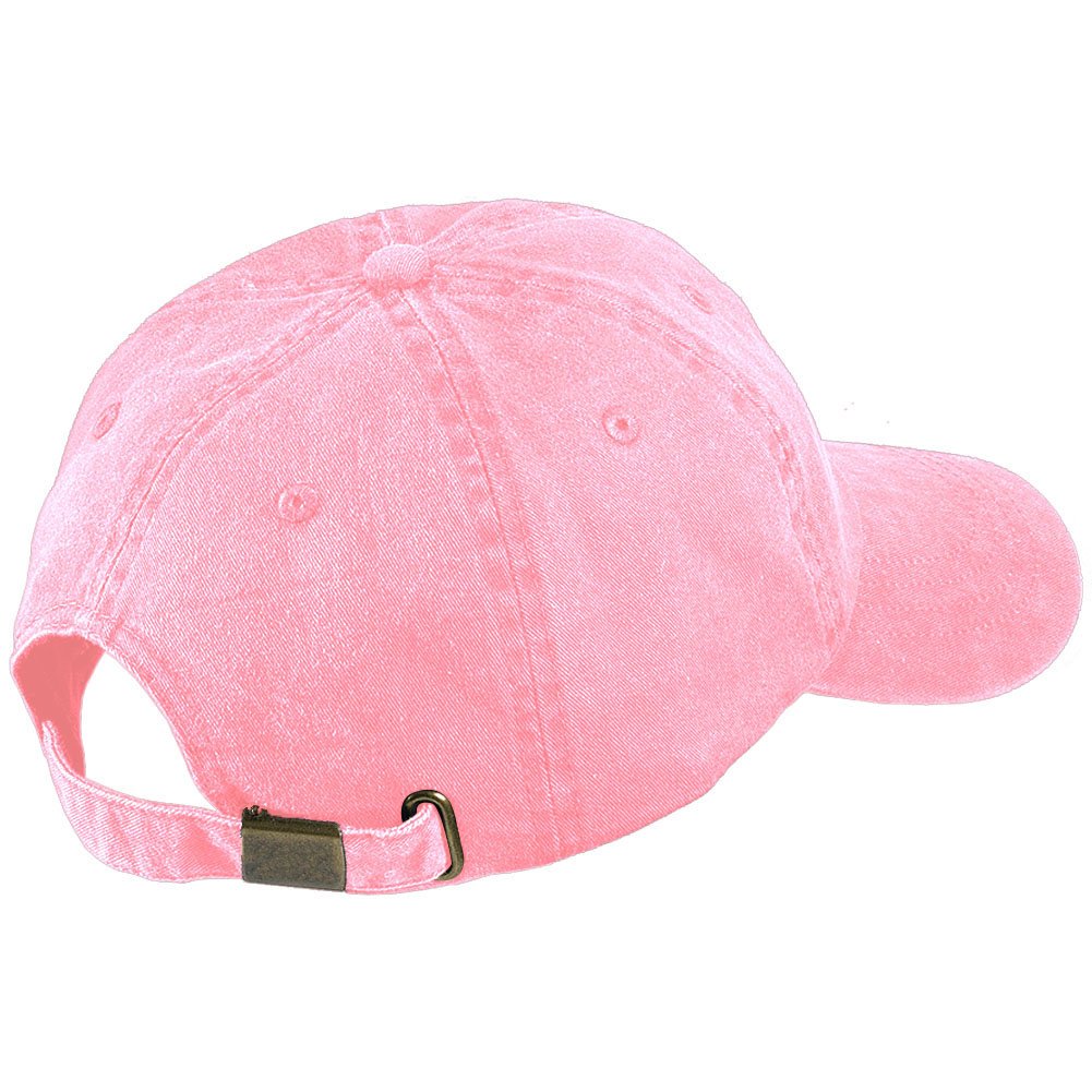 Trendy Apparel Shop Brownie Embroidered Washed Cotton Adjustable Cap
