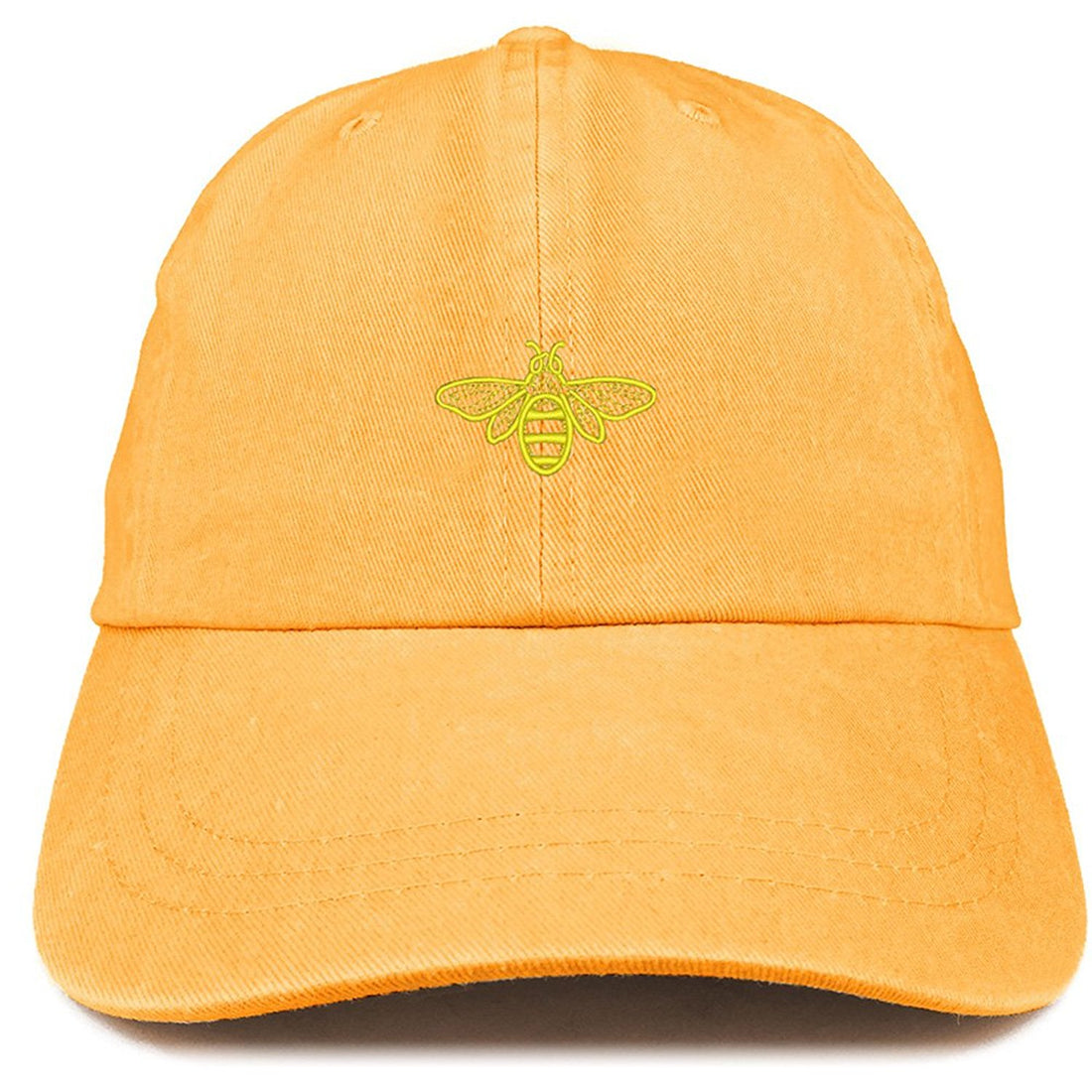 Trendy Apparel Shop Bee Embroidered Washed Cotton Adjustable Cap