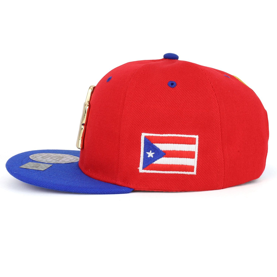 Puerto Rico Snap Back Caps with Embroidery PR Logo