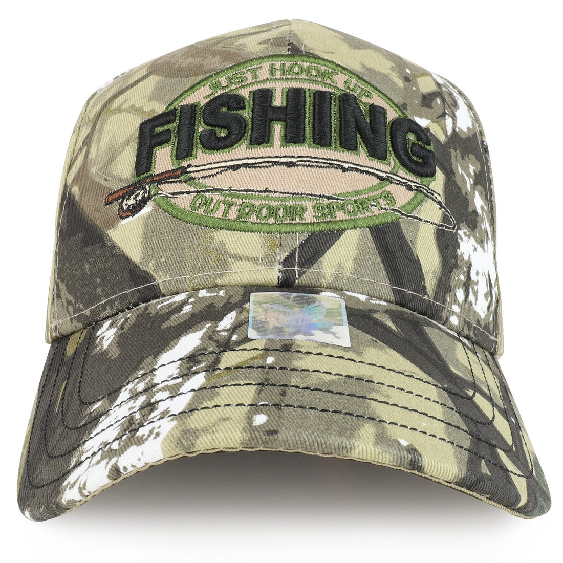 Embroidered Hat Adjustable Sports Shut up and Fish Hat Fishing