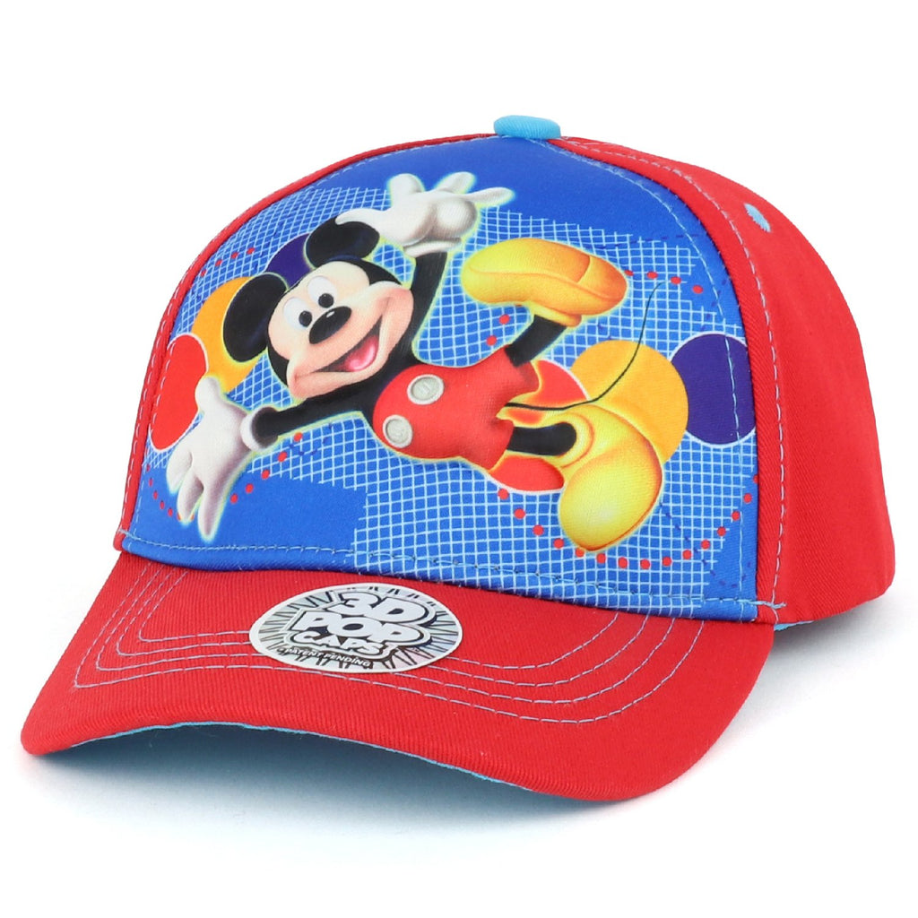 Trendy Apparel Shop Boy's Kids Youth Size Mickey Mouse 3D Pop Baseball